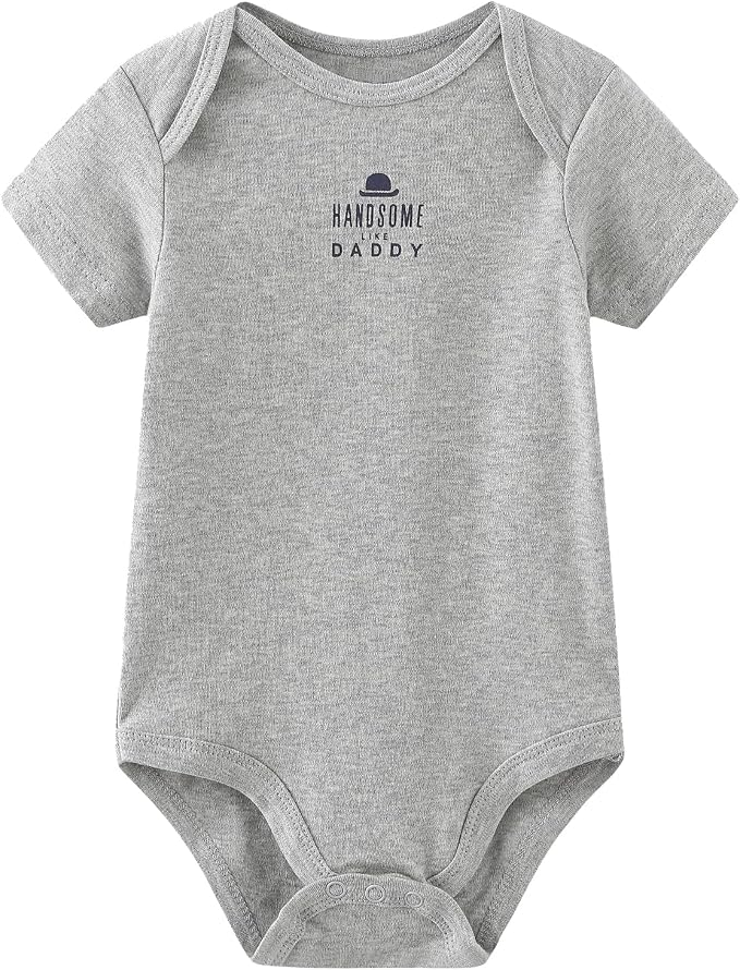 Baby Bodysuit and Pant Set 10-pcs Cotton Soft Newborn Boy Girl Clothes Outfits - Image 3