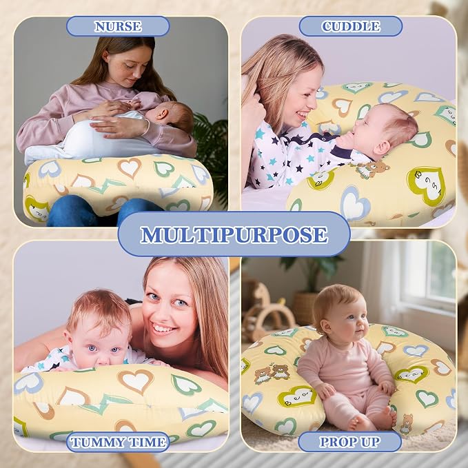 Nursing Pillow & Breastfeeding Pillow – Ergonomic C-Shape - Image 2