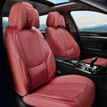 Coverado Universal Seat Covers Front, Waterproof Nappa Leather Car Seat Covers by COVERADOAUTO
