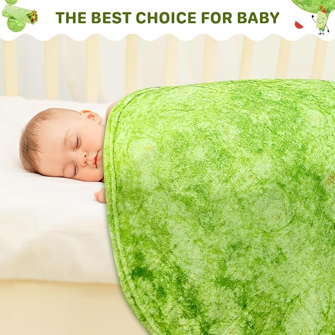 Spinacia Blanket Baby, Newborn Toddler, 285 GSM Soft Flannel Wearable Wrap - Image 6