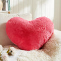 EastTree Heart Pillows, Carmine Heart Shaped Pillows, Ultra Soft Extra-Large by EastTreeHomeGuide