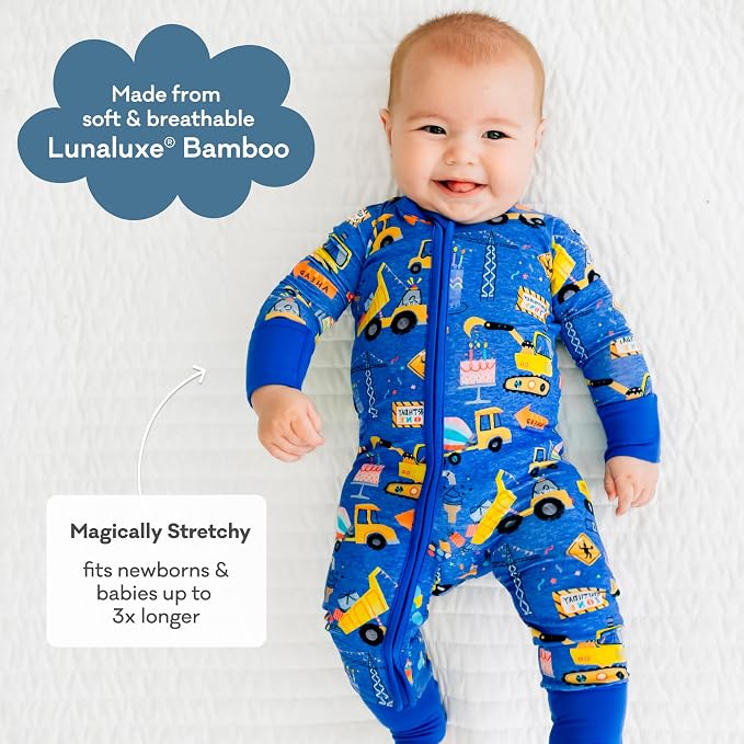 Little Sleepies Pajamas for Baby Boys & Girls, Viscose from Bamboo Baby Pajamas - Image 3