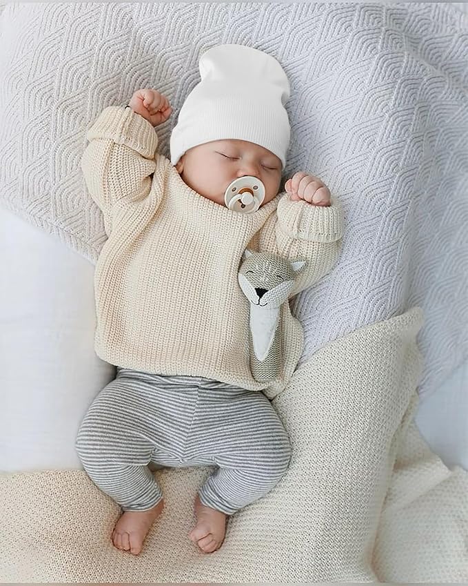 DRESHOW BQUBO 6 Pack Baby Newborn Hats Set - Image 7