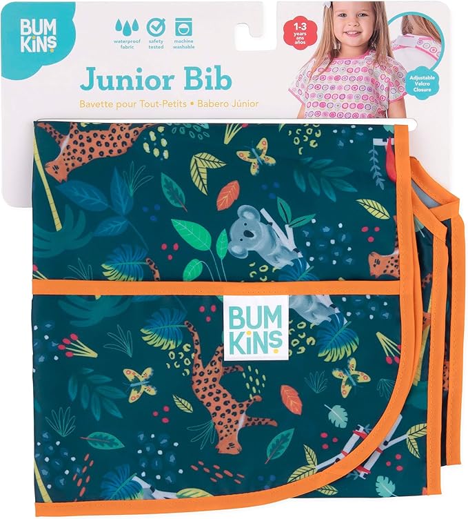 Bumkins Bibs - Toddler Bibs, Waterproof, Large - Image 6