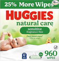 Huggies Natural Care Sensitive Baby Wipes, Hypoallergenic, 99% Purified Water by Huggies%C2%AE