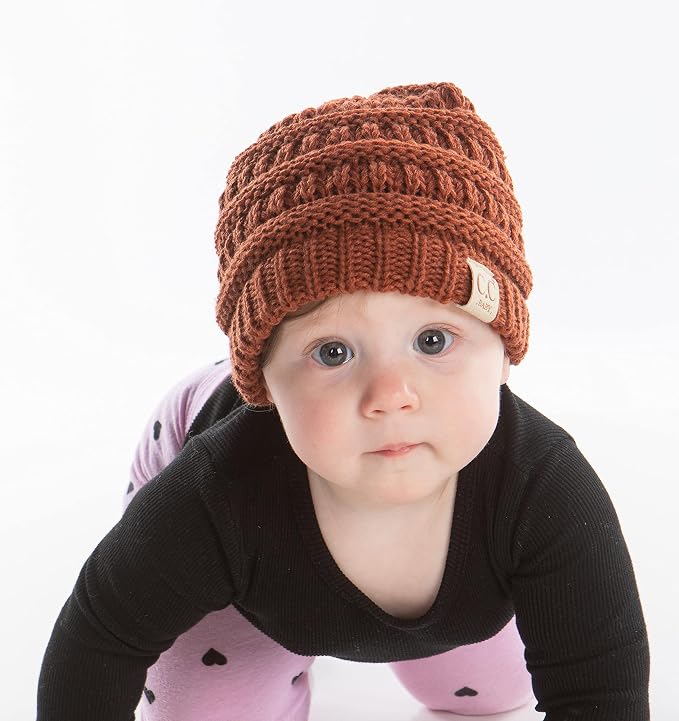 Funky Junque Baby Winter Hat – Cute Newborn Hats, Cozy Warm Infant Beanie - Image 4