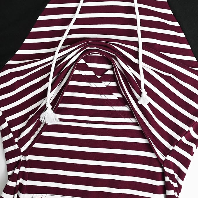 GINKANA Women's Nursing Hoodie Sweatshirt Long Sleeves Breastfeeding Maternity - Image 5