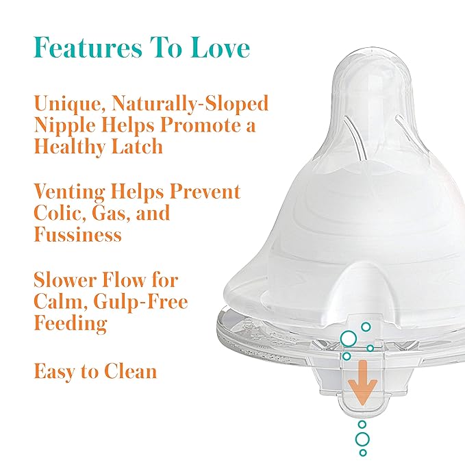 Evenflo Feeding Balance Plus Wide Neck Baby Bottle | Proflo Venting Technology | - Image 4