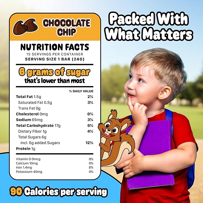 Snakkidz Organic Chewy Granola Bar, Allergen Free, Made - Image 2