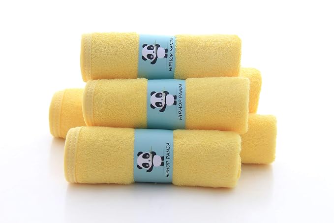 HIPHOP PANDA Baby Washcloths, Rayon Made from Bamboo - Image 4