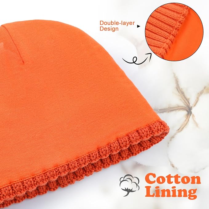 Toddler Boy Winter Beanie Baby Knit Hat Warm Girl Beanies Newborn Cute Hats - Image 4
