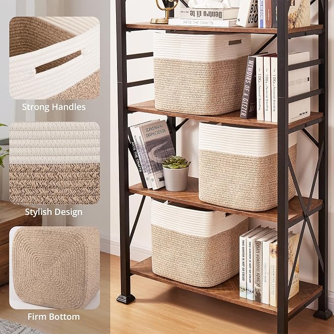 OIAHOMY 13 Kallax Inch Cube Storage Bins, Kallax Insert Storage Baskets - Image 3