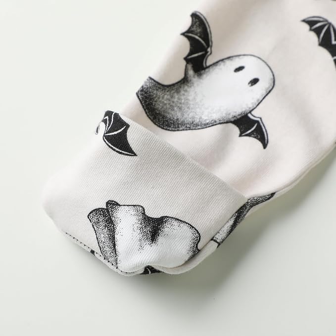 O2 BABY Baby Boys Girls Organic Cotton Zip-Front Sleeper Pajamas, Footed Sleep - Image 4