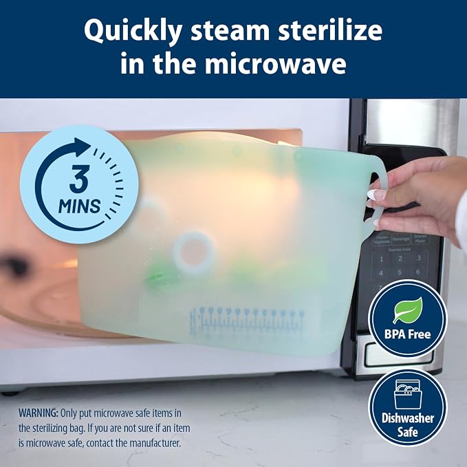 Dr. Brown's Microwave Steam Sterilizer Bag - Image 3
