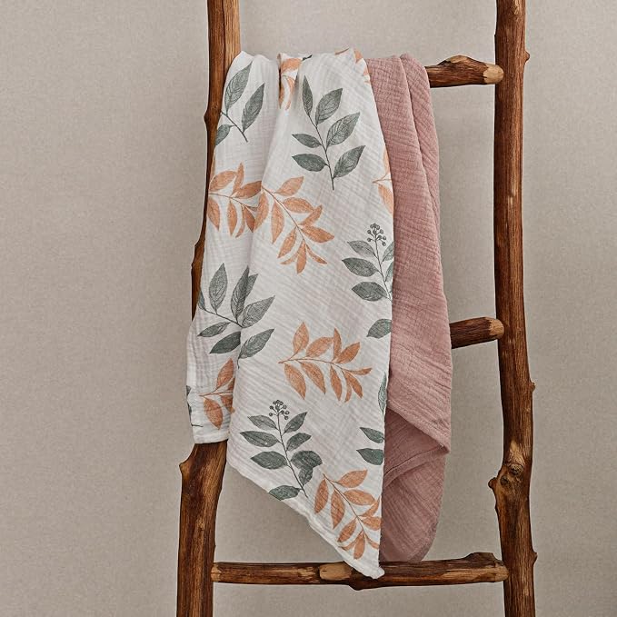 Muslin Receiving Blankets, Neutral Blanket Swaddling - Image 6