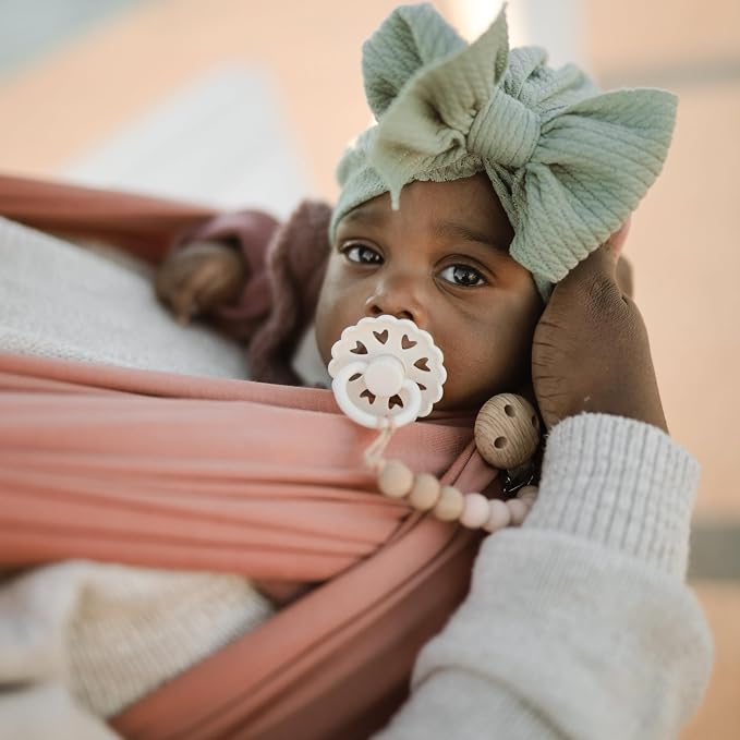 FRIGG Natural Rubber Baby Pacifier 6-Pack Cinnamon Charm | Made in Denmark | - Image 5