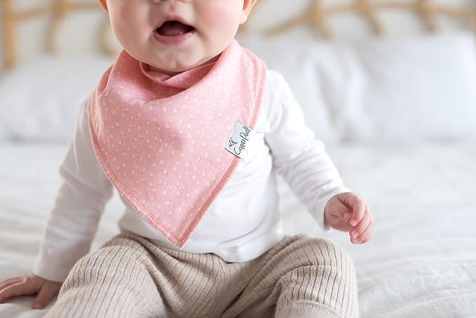 Copper Pearl 6 Pack Soft Cotton Baby Bibs - Image 9