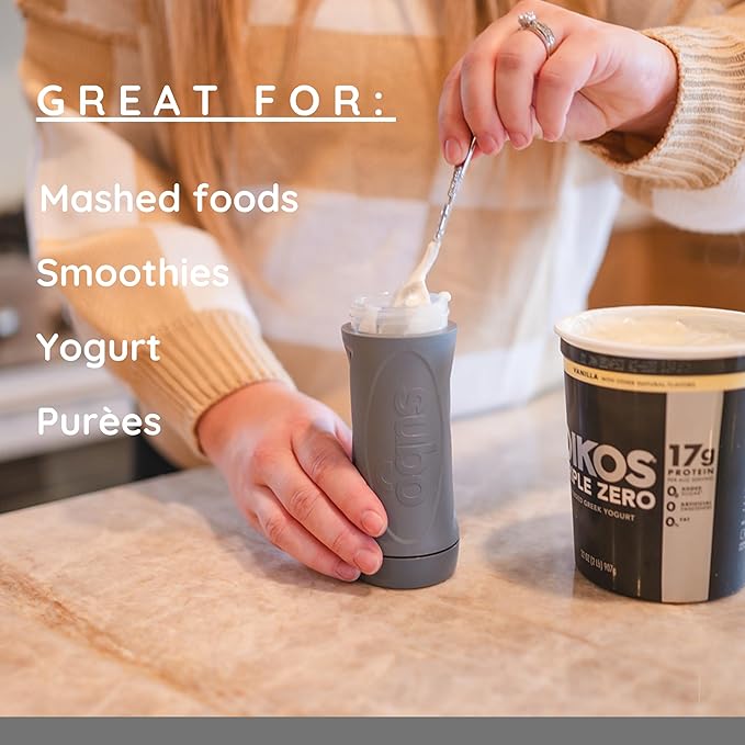 Subo Baby Food Bottle | No Mess Baby Toddler Self Feeder | Squeeze Free Design - Image 6