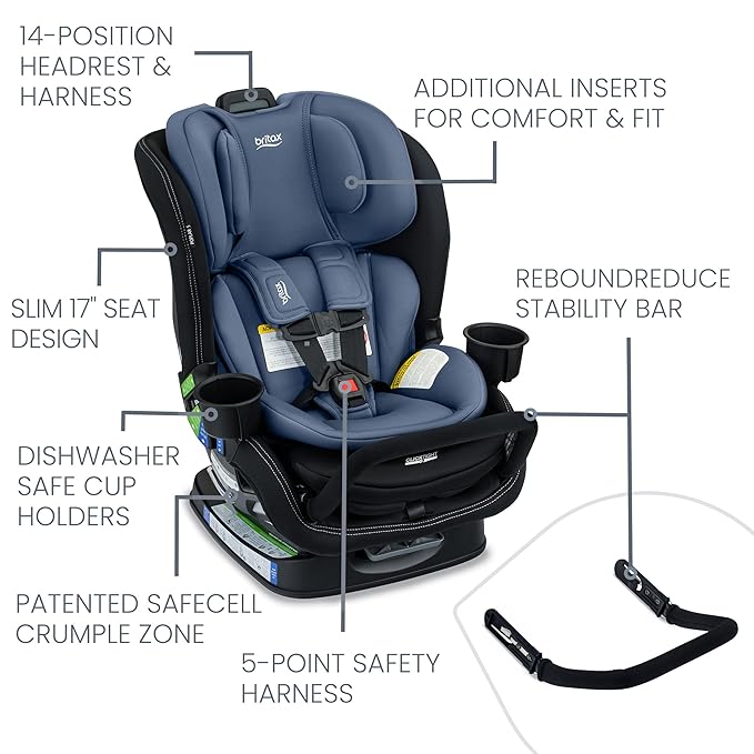 Britax Poplar S Convertible Car Seat, 2-in-1 Car Seat - Image 3