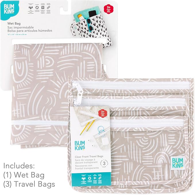 Bumkins - Waterproof Wet Bag & Clear Travel Bags - - Image 7