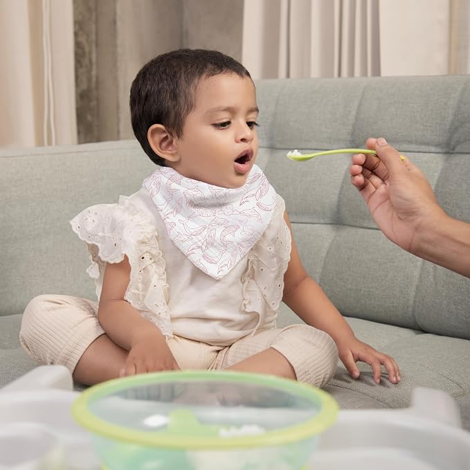 Muslin Baby bibs for drooling and teething, 100% cotton, Bibs for baby girl - Image 8