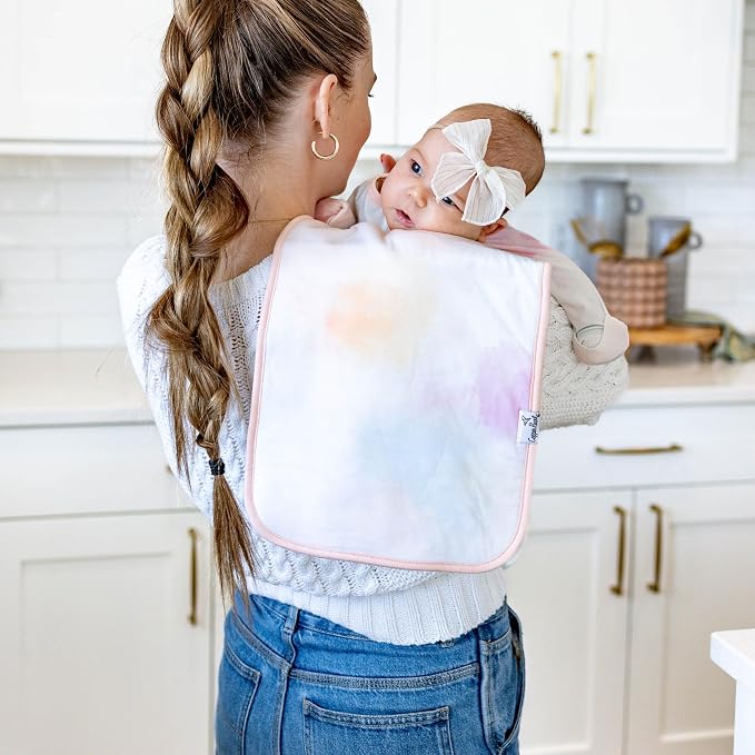 Copper Pearl Baby Burp Cloth Large 21''x10'' Size Premium Absorbent Triple - Image 3
