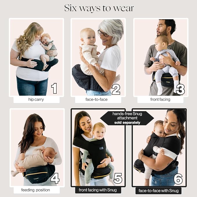 Tushbaby The Original Premium Quality Hip Seat Carrier – Safety-Certified Baby - Image 8