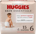 Huggies Size 6 Diapers, Skin Essentials Baby Diapers, Size 6, Packaging May Vary by Huggies%C2%AE