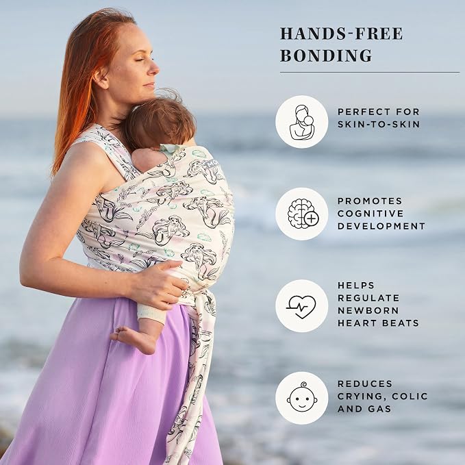 Moby Baby Wrap Carrier Featherknit - Image 3