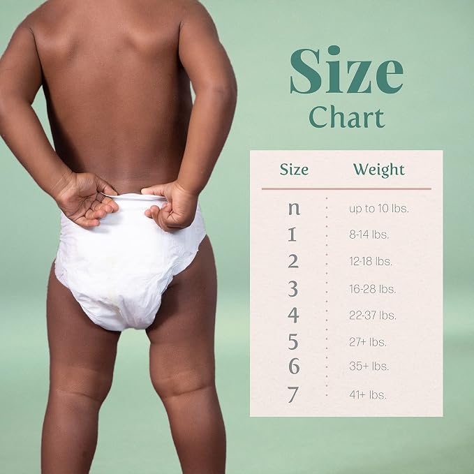 Earth & Eden Sensitive | Eco-Conscious & Hypoallergenic Diapers | Size 7 | 80 - Image 2