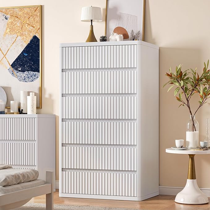 56" Tall Dresser for Bedroom, Modern Chest of Drawers - Image 5
