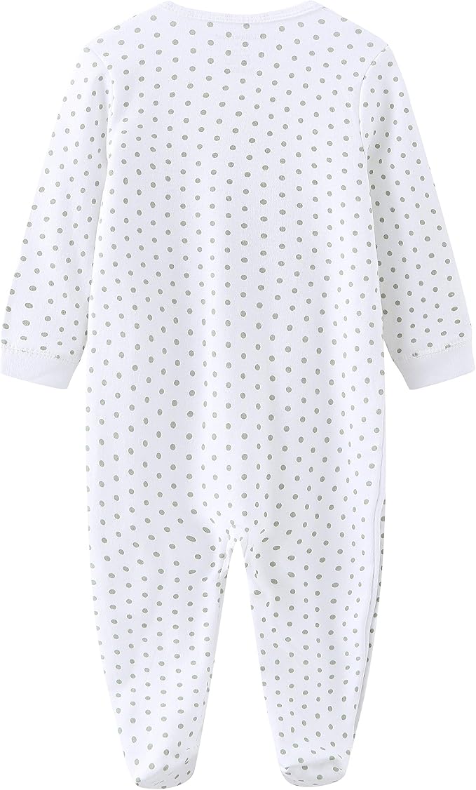 Kiddiezoom Baby and Toddler Boys'Snug Fit Footed One-Piece Romper Jumpsuit - Image 3