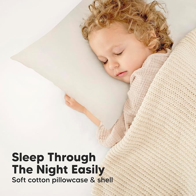 KeaBabies Toddler Pillow with Pillowcase, Jumbo 14X20 - Image 7