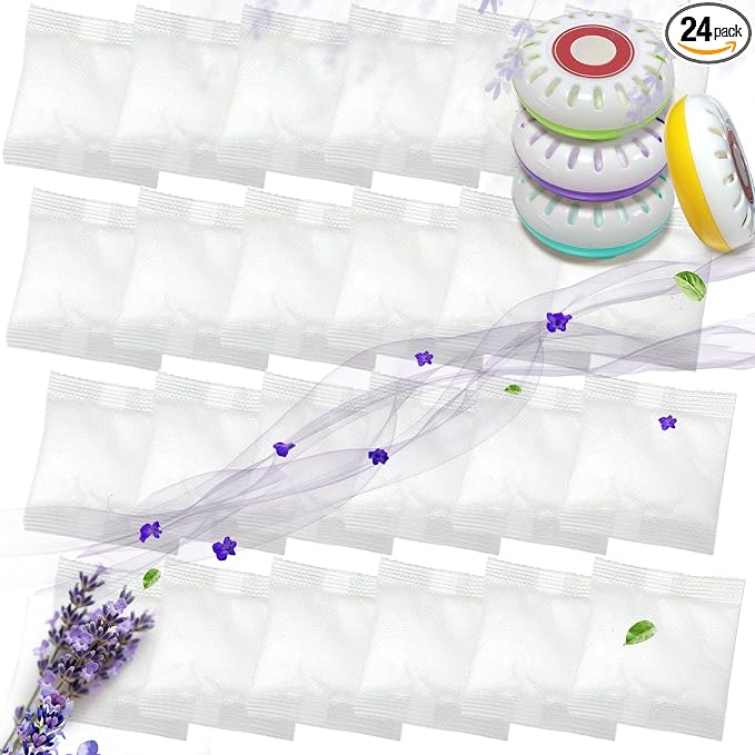 24 PCS Baking Soda Refills For Munchkin Nursery Fresheners, Lavender Scented by PurifyLogix