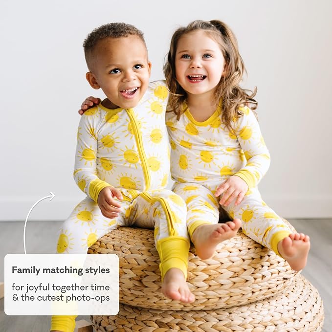 Little Sleepies Pajamas for Baby Boys & Girls, Viscose from Bamboo Baby Pajamas - Image 6