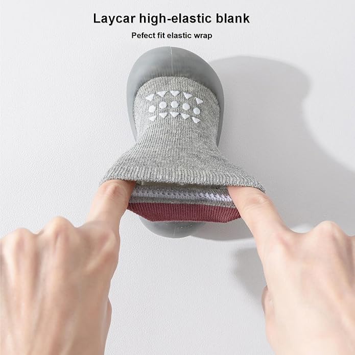 Hstyle Baby Sock Shoes Toddler Walking Shoes Infant Non-Slip Slippers Soft - Image 4