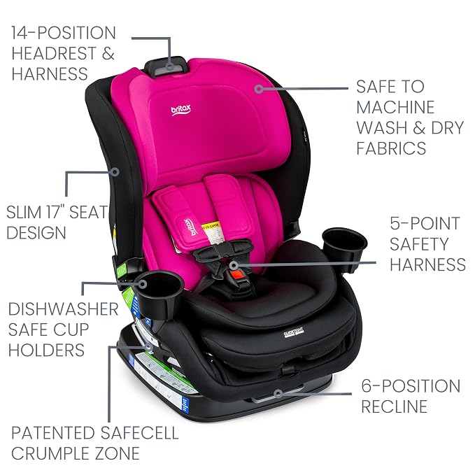 Britax Poplar Convertible Car Seat, 2-in-1 Car Seat - Image 3