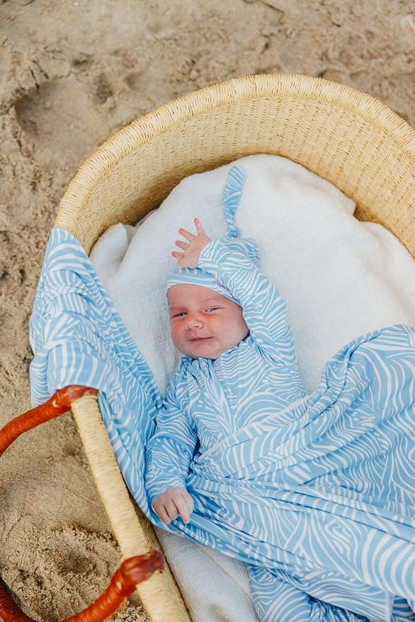 Copper Pearl Baby Swaddle Blanket - Image 4