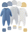 Fashion Baby Boy Girl Clothing Set Cotton Soft 3-Piece Long Sleeve Button by falianni