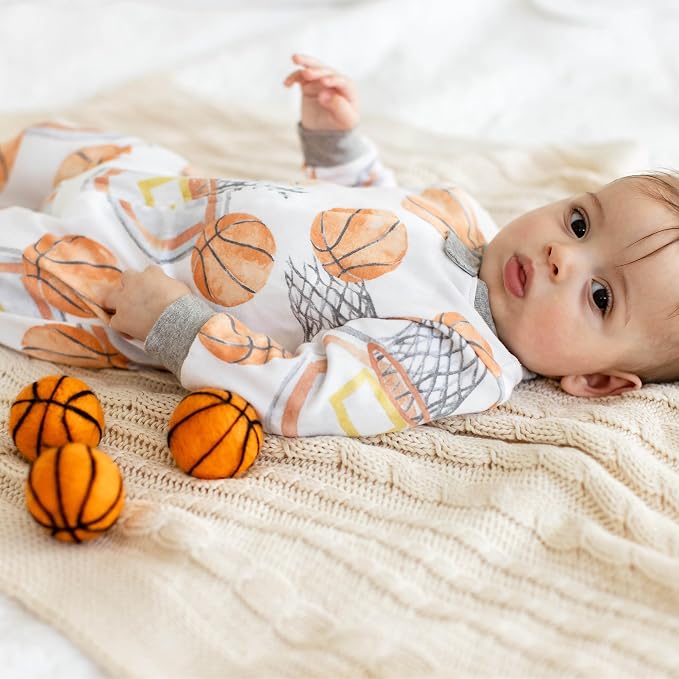 Burt’s Bees Baby Boys' One-Piece Sleep and Play 100% Organic Cotton PJs - Image 5