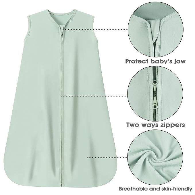 Baby Sleep Sack 12-18 Months Baby Wearable Blanket 100% Rayon Cotton 2-Way - Image 5