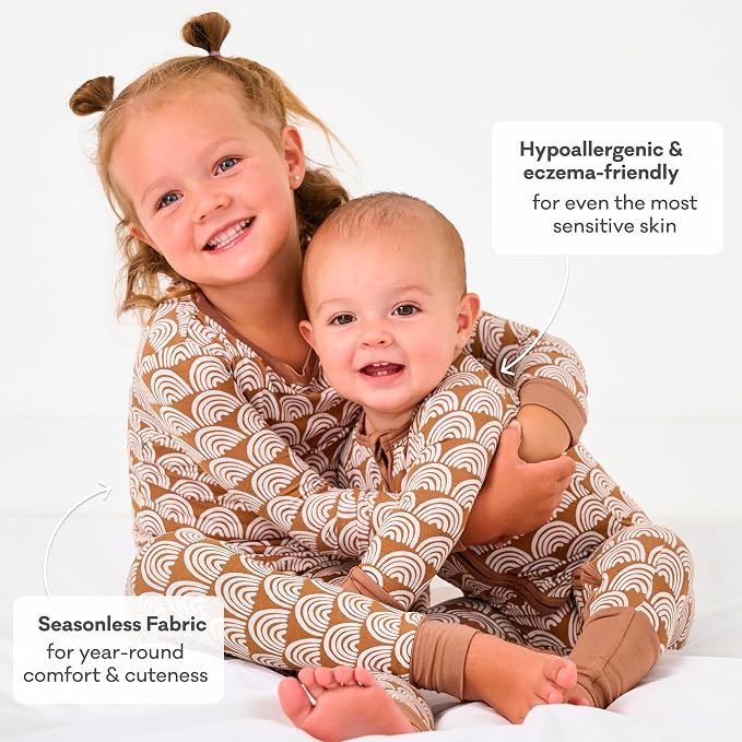 Little Sleepies Pajamas for Baby Boys & Girls, Viscose from Bamboo Baby Pajamas - Image 5