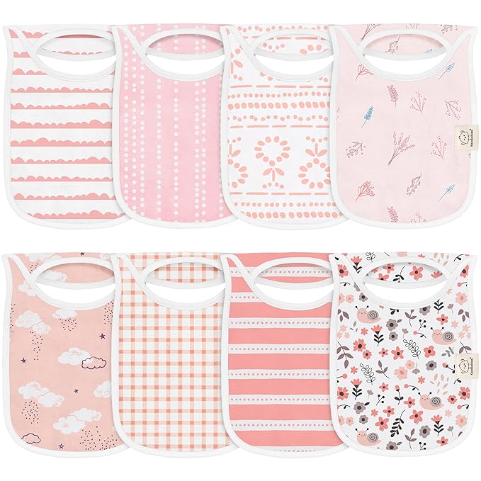 8-Pack Baby Bibs for Boys, Girls by KeaBabies