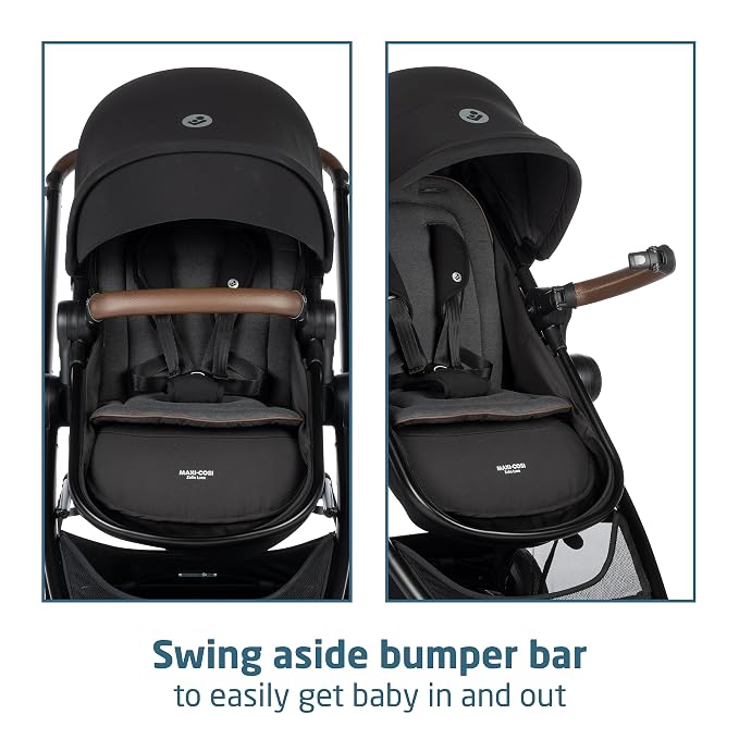 Maxi-Cosi Zelia™ Luxe 5-in-1 Modular Travel System in New Hope Black - Image 7