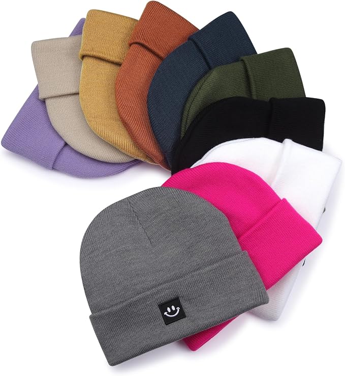 MaxNova 2 Pack Baby Beanie Fleece Lined Knit Toddler Hat - Image 5