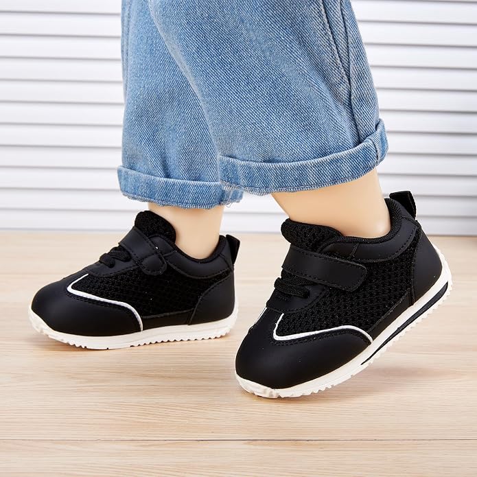 BMCiTYBM Baby Boy Girl Shoes Breathable Mesh Walking Shoes Lightweight Non-Slip - Image 2