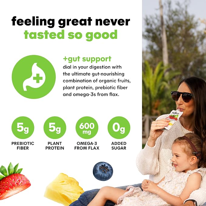 Noka Superfood Fruit Smoothie Pouches Variety Pack, Healthy Snacks - Image 5