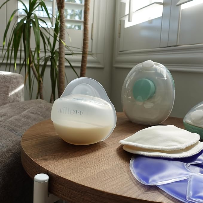 Willow - Silicone Wearable Breast Pump - Passive Suction Milk Collector - Hands - Image 5