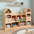 Vabches Kids Bookcase and Toy Storage Organizer, Children Bookshelf, Castle by Vabches