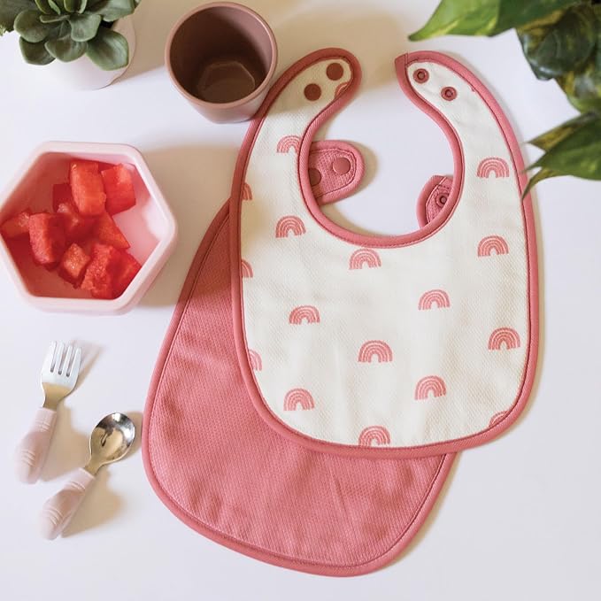 Tiny Twinkle 8 Pack Baby Bibs for Drooling and Teething – Waterproof & - Image 5